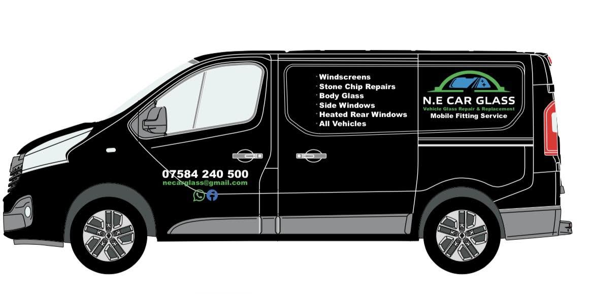 N.E Car Glass mobile fitting van